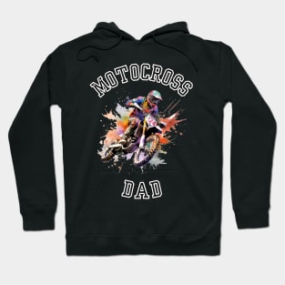 Motocross Dad Dirt Bikes Racer Hoodie